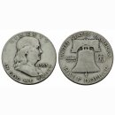 USA 1/2 Dollar 1953 D Franklin