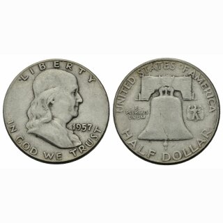 USA 1/2 Dollar 1957 Franklin