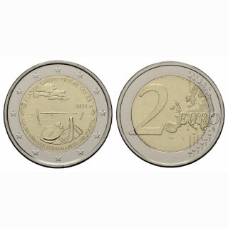 Finnland 2 Euro 2021 100 Jahre Aland
