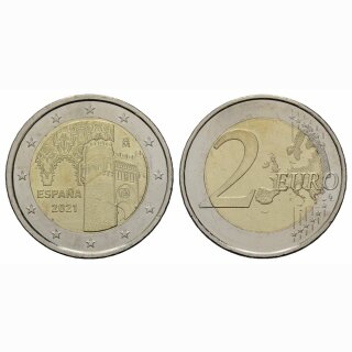 Spanien 2 Euro 2021 UNESCO Toledo