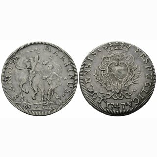 Italien Scudo 1747 Lucca