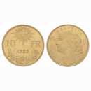 Schweiz 10 Franken 1922 B Vreneli