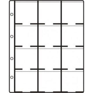 Münzenblätter mit 12 Feldern (Standard)