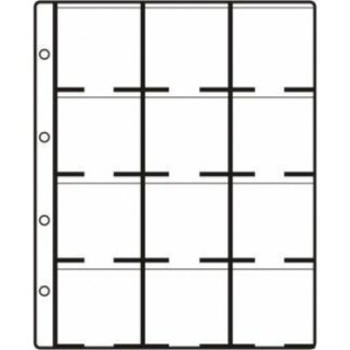 Münzenblätter mit 12 Feldern (Standard)