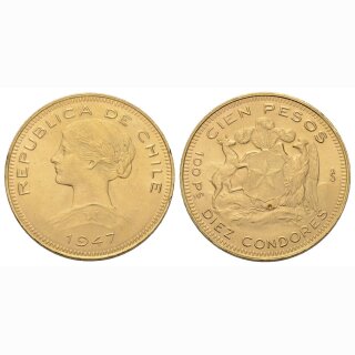 Chile 100 Peos 1947