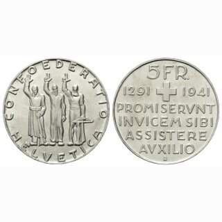 Schweiz 5 Franken 1941 B Rütli