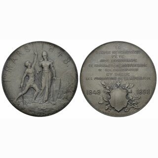 1898 Neuenburg 50 Jahre Republik Neuenburg (Etui)