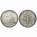 Schweiz 5 Franken 1863 La Chaux de Fonds
