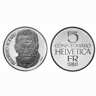 Schweiz 5 Franken 1980 B Ferdinand Hodler PP