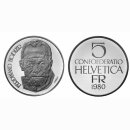 Schweiz 5 Franken 1980 B Ferdinand Hodler PP