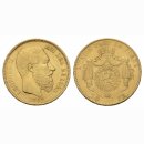 Belgien 20 Francs 1869 Leopold II