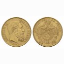 Belgien 20 Francs 1870 Leopold II