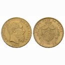 Belgien 20 Francs 1878 Leopold II