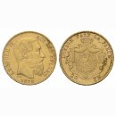 Belgien 20 Francs 1878 Leopold II