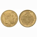 Belgien 20 Francs 1882 Leopold II