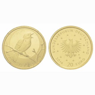 Deutschland  20 Euro  2016 Nachtigall