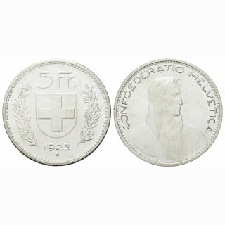 Schweiz 5 Franken  1923 B