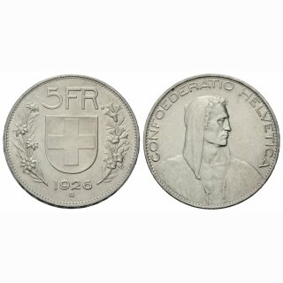 Schweiz 5 Franken  1926 B