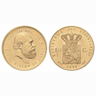 Niederland 10 Gulden 1879