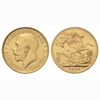 England Sovereign 1913 Georg V