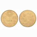 Schweiz 10 Franken 1912 B Vreneli