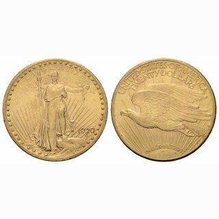 USA 20 Dollar 1920 St. Gaudens