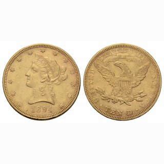 USA 10 Dollar  1894 Liberty