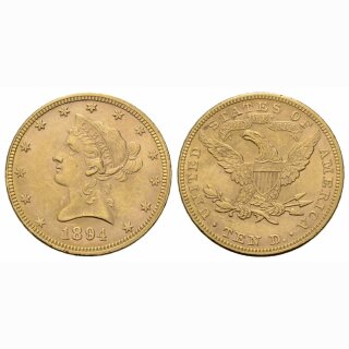 USA 10 Dollar  1894 Liberty