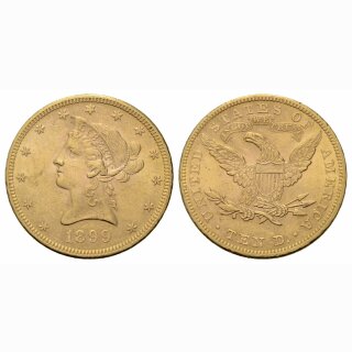 USA 10 Dollar  1899 Liberty