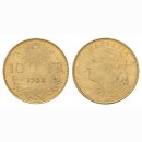 Schweiz 10 Franken  1922 B Vreneli