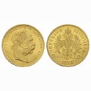 Österreich 8 Florin / 20 Frau 1892 Kaiser Franz Josef