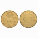 Schweiz 10 Franken  1912 B Goldvreneli