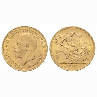 England Sovereign 1931 SA Georg V