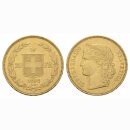 Schweiz 20 Franken  1896 B Goldvreneli