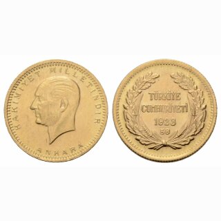 Türkei 100 Piaster  1923/58 Atatürk