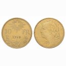 Schweiz 10 Franken  1915 B Goldvreneli