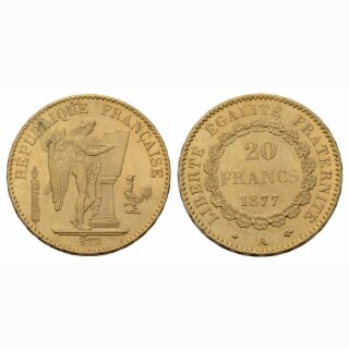 Frankreich 20 Francs  1877 A