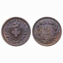 Schweiz 2 Rappen 1879 B