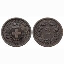 Schweiz 2 Rappen 1888 B