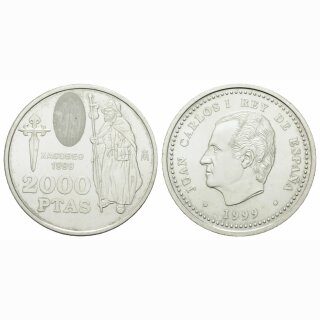Spanien 2000 Pesetas  1999
