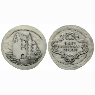 Schweiz Medaille Baden Landvogtei Schloss