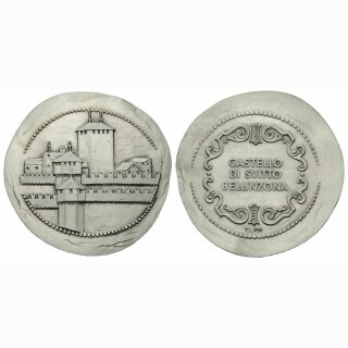 Schweiz Medaille Castello di Suitto Bellinzona