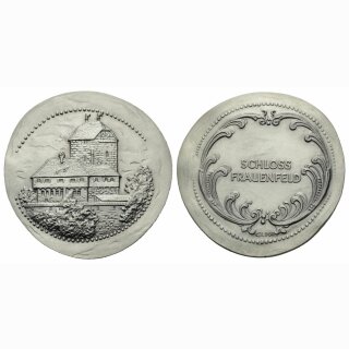 Schweiz Medaille Schloss Frauenfeld