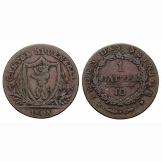 Appenzell 1 Batzen 1808