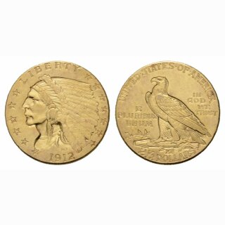 USA 2 1/2 Dollars 1912