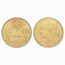 Schweiz  10 Franken 1915 B Vreneli