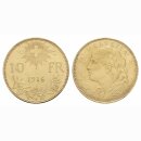 Schweiz  10 Franken 1916 B Vreneli