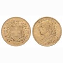 Schweiz  20 Franken  1935 B Vreneli