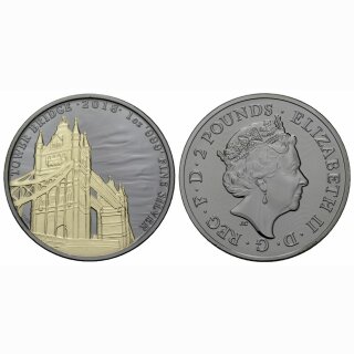 England 2 Pfund 2018 Tower Bridge