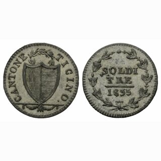 Tessin 3 Soldi 1835